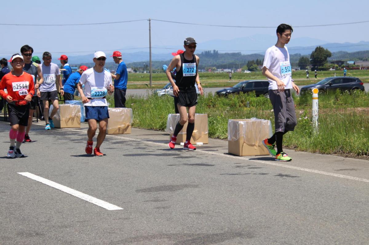 いわて奥州きらめきマラソン2018 フルマラソン5・37.5km給水/10km折り返し 2018/05/20