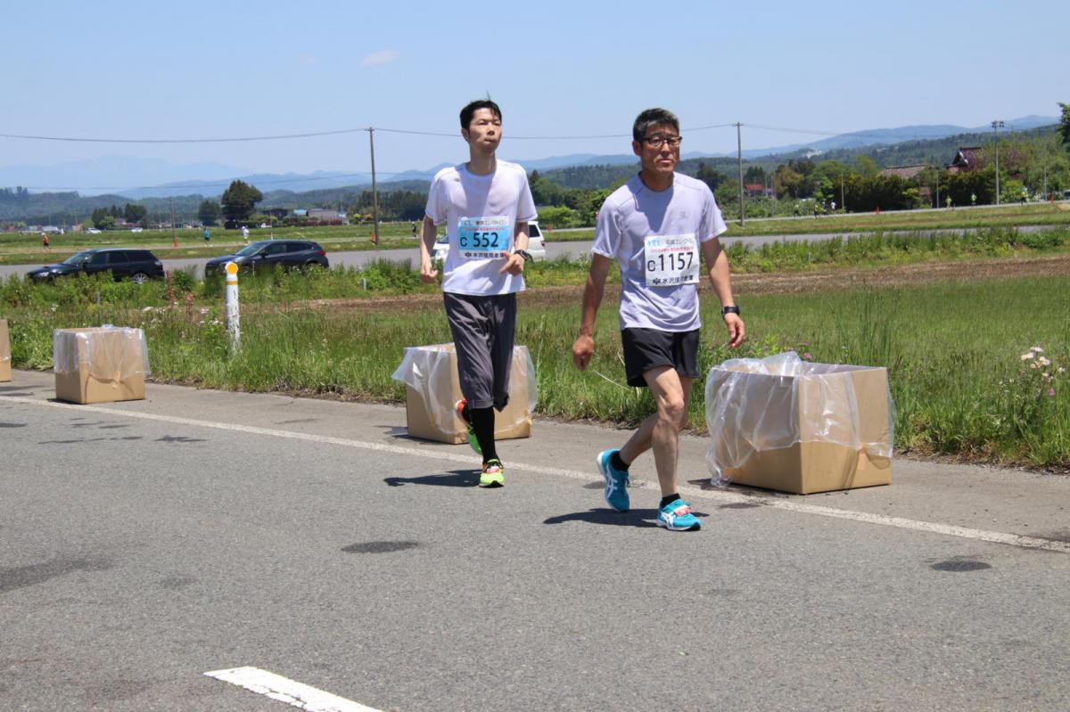 いわて奥州きらめきマラソン2018 フルマラソン5・37.5km給水/10km折り返し 2018/05/20