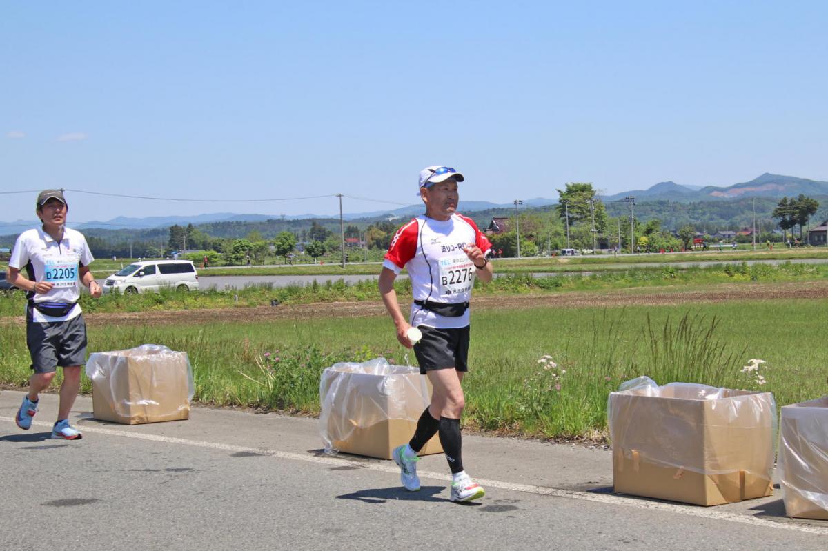 いわて奥州きらめきマラソン2018 フルマラソン5・37.5km給水/10km折り返し 2018/05/20