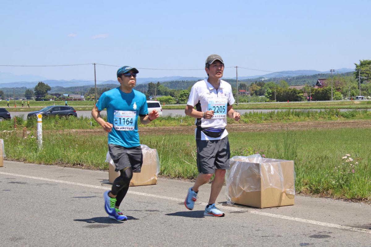 いわて奥州きらめきマラソン2018 フルマラソン5・37.5km給水/10km折り返し 2018/05/20