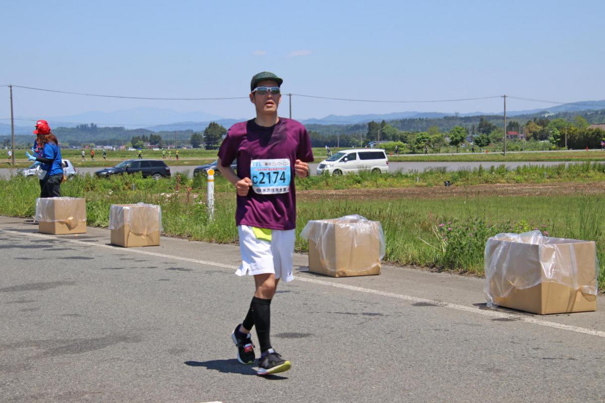 いわて奥州きらめきマラソン2018 フルマラソン5・37.5km給水/10km折り返し 2018/05/20
