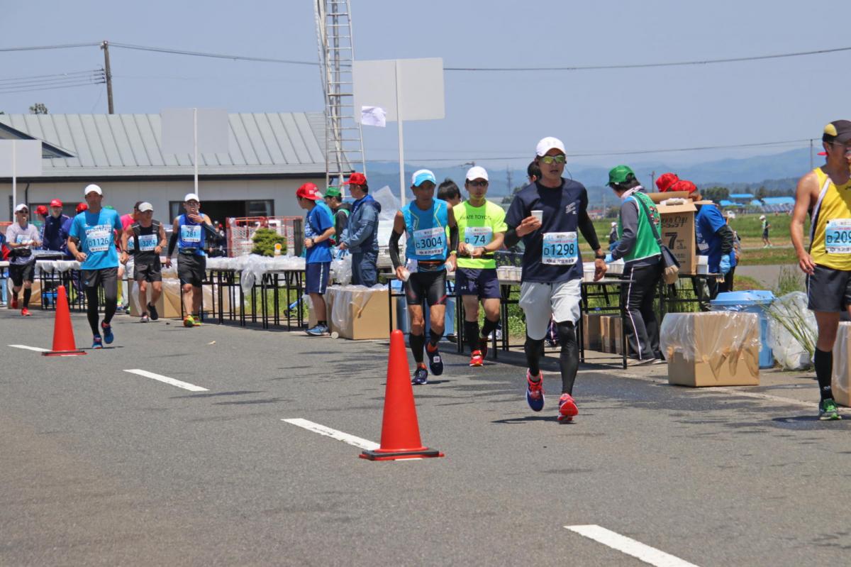 いわて奥州きらめきマラソン2018 フルマラソン5・37.5km給水/10km折り返し 2018/05/20