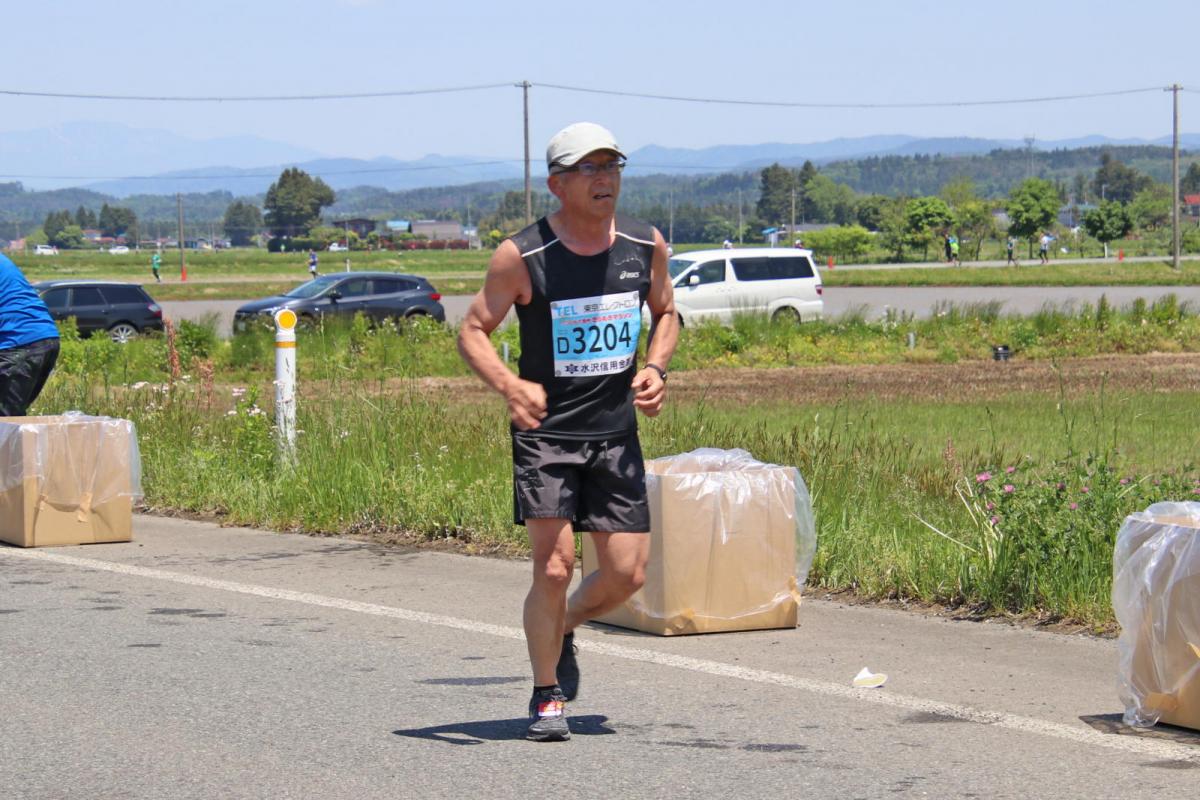 いわて奥州きらめきマラソン2018 フルマラソン5・37.5km給水/10km折り返し 2018/05/20
