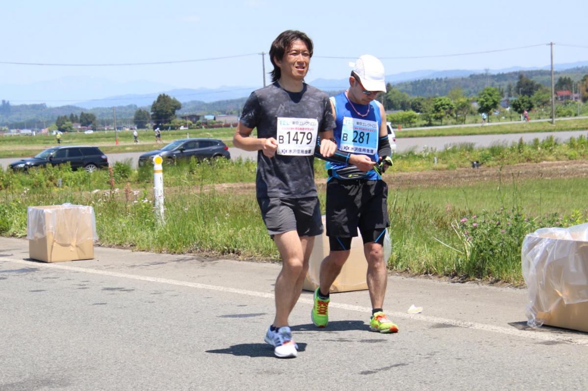 いわて奥州きらめきマラソン2018 フルマラソン5・37.5km給水/10km折り返し 2018/05/20