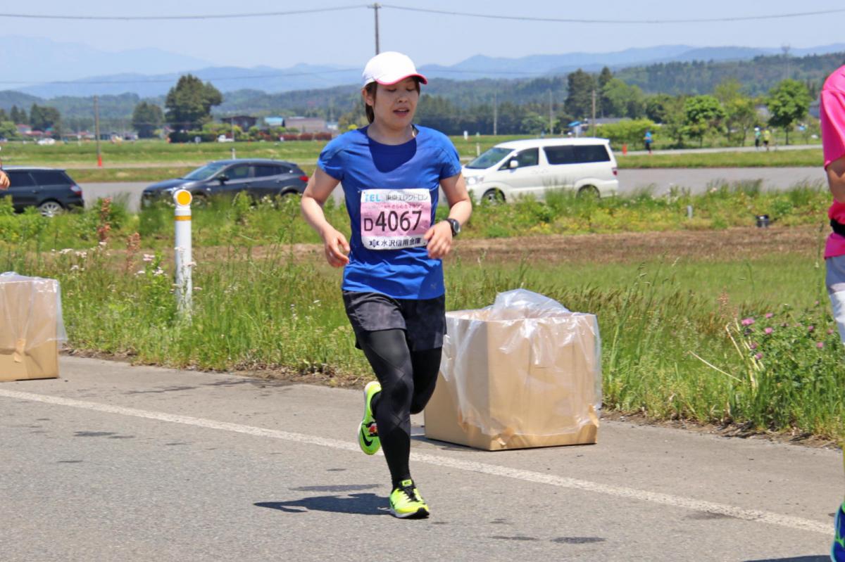 いわて奥州きらめきマラソン2018 フルマラソン5・37.5km給水/10km折り返し 2018/05/20