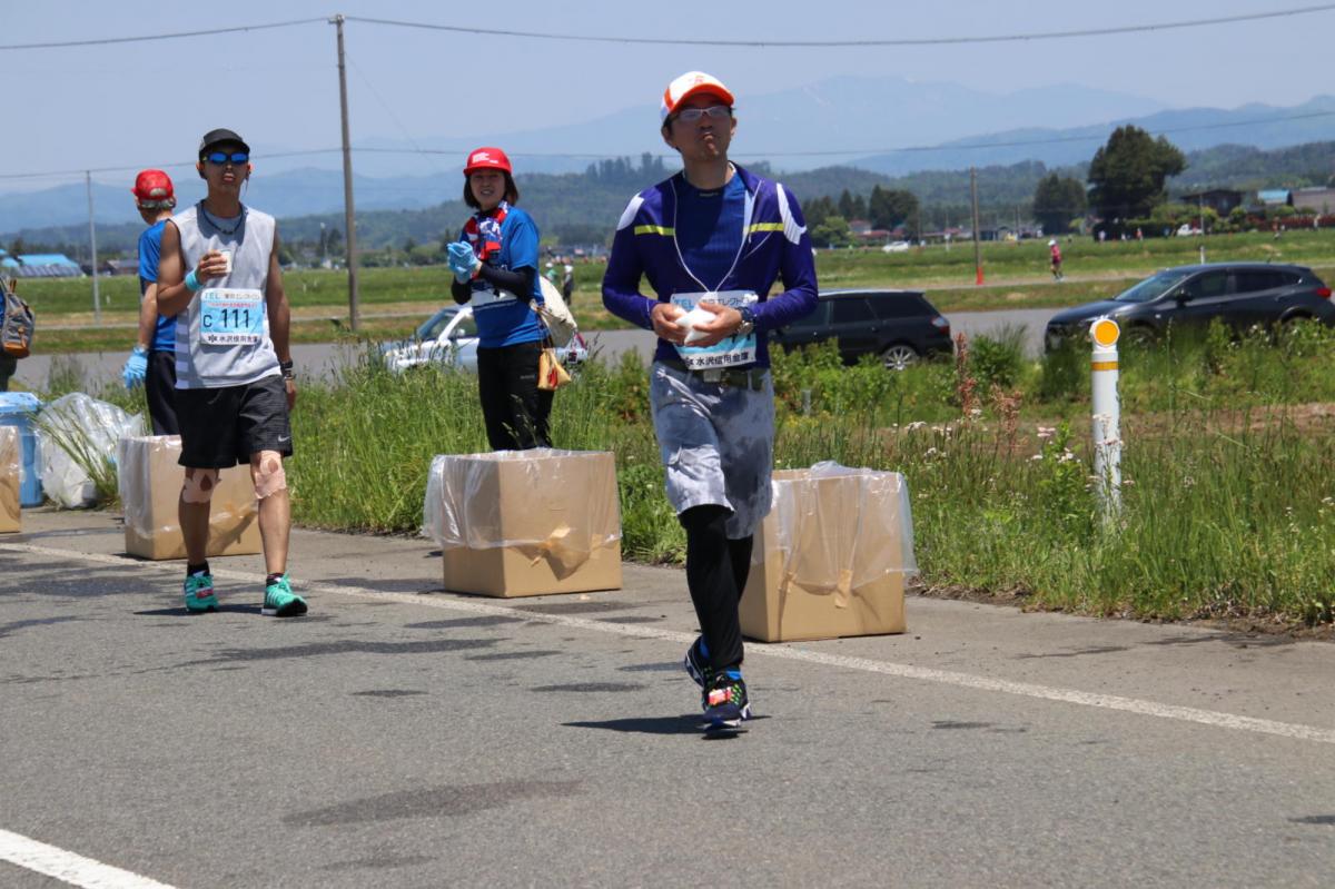 いわて奥州きらめきマラソン2018 フルマラソン5・37.5km給水/10km折り返し 2018/05/20