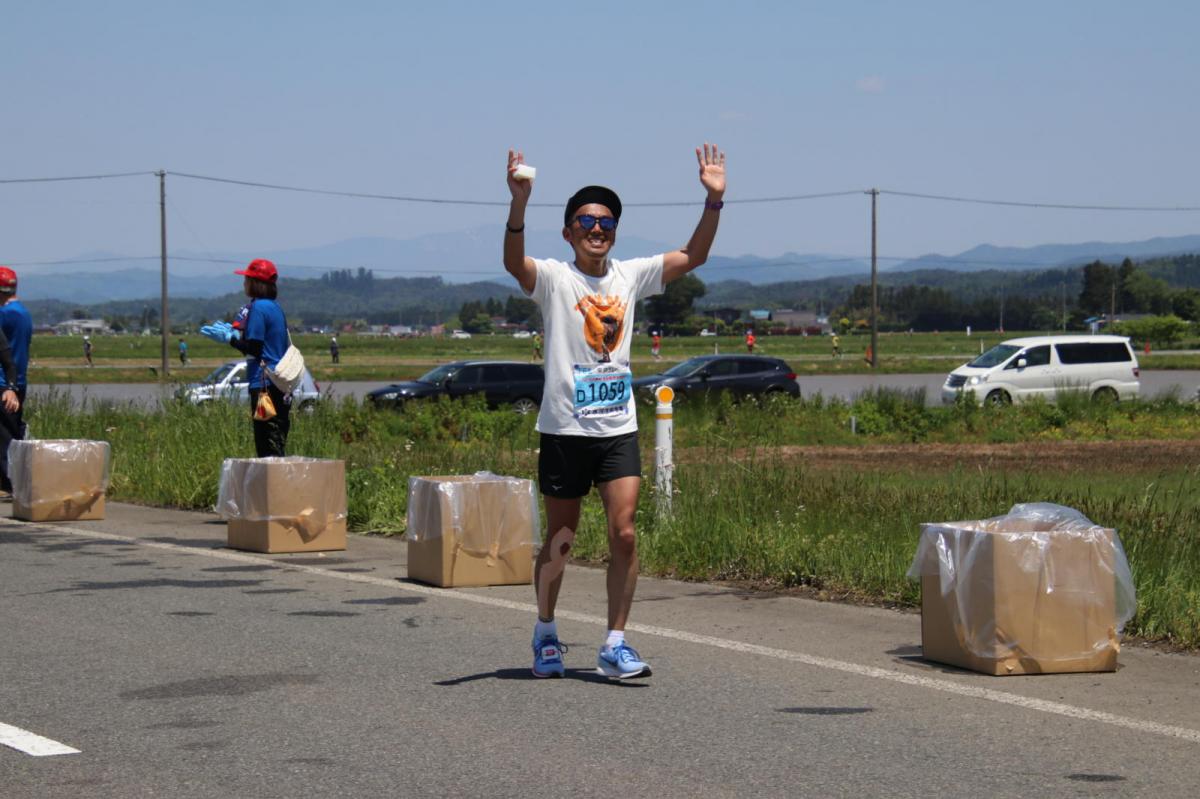 いわて奥州きらめきマラソン2018 フルマラソン5・37.5km給水/10km折り返し 2018/05/20