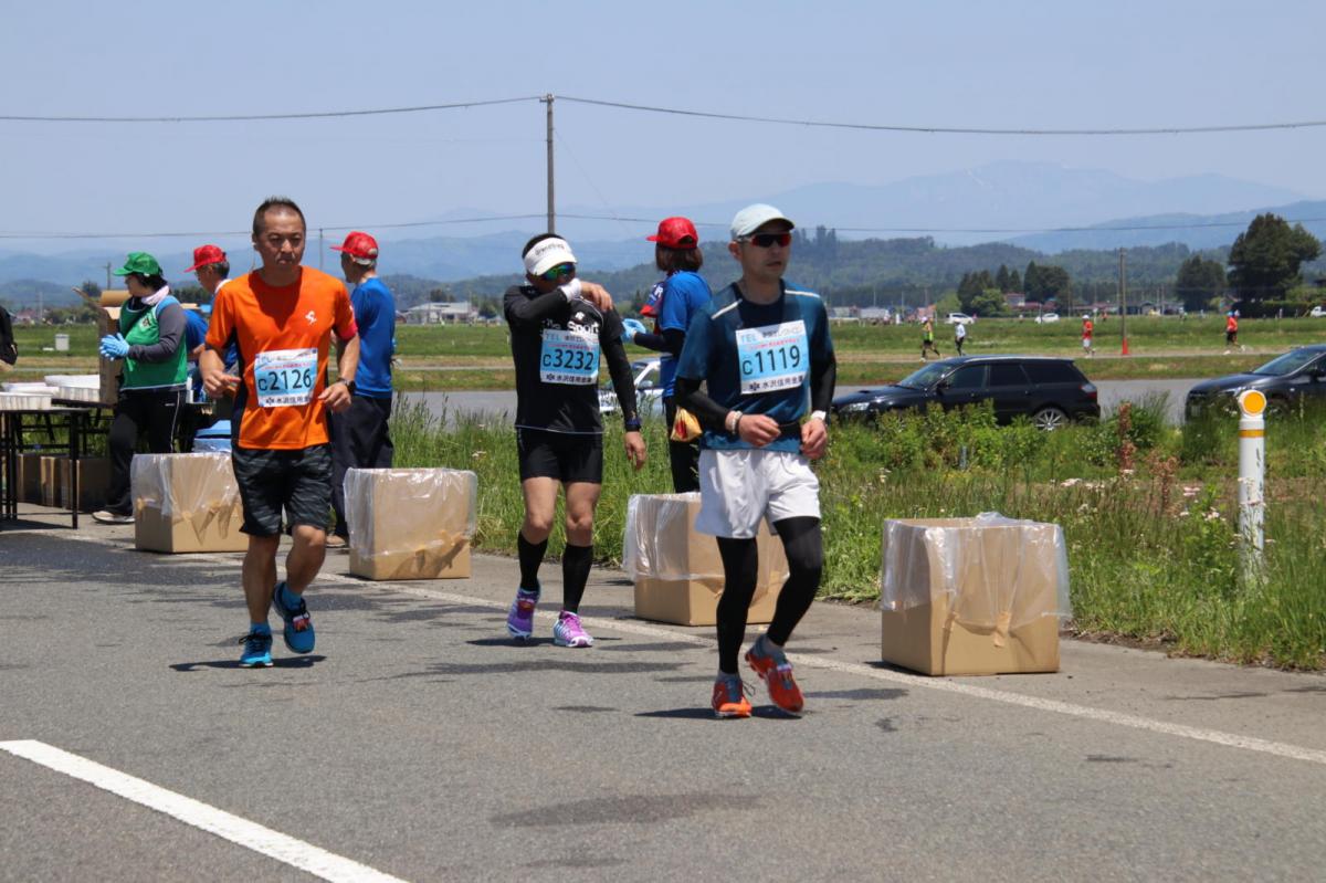 いわて奥州きらめきマラソン2018 フルマラソン5・37.5km給水/10km折り返し 2018/05/20