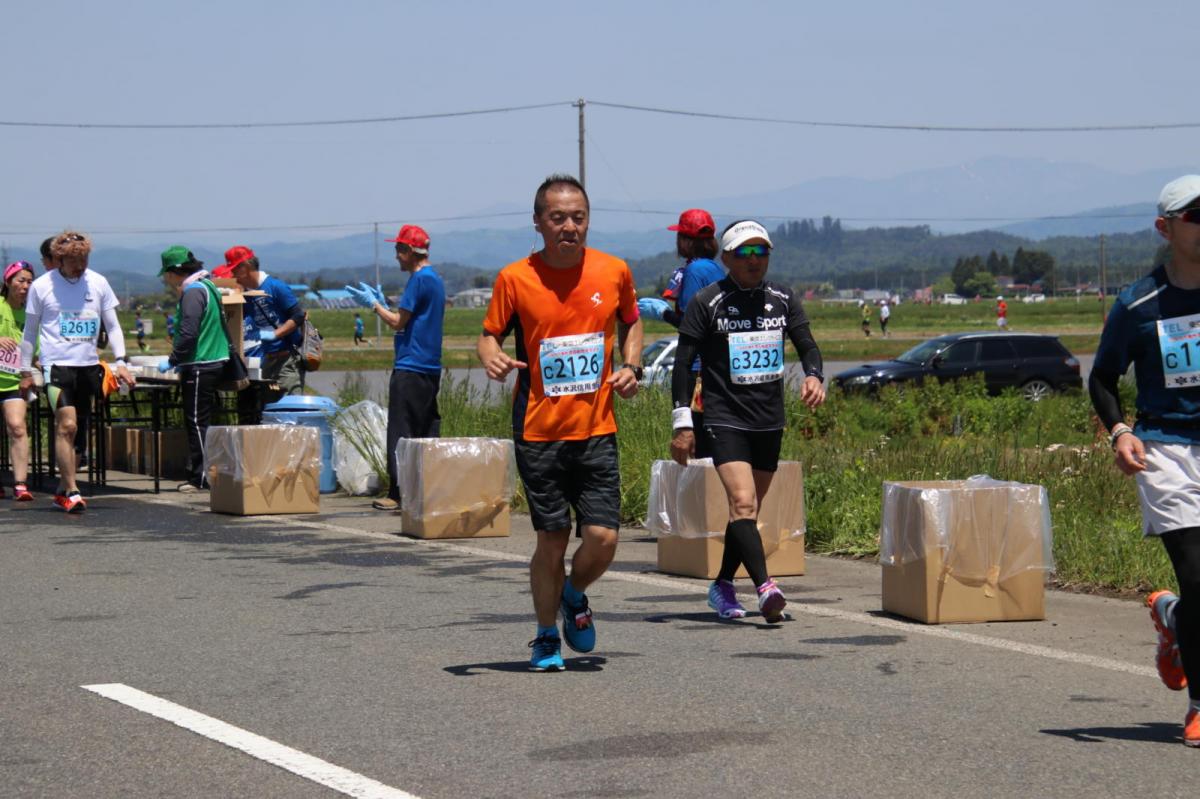 いわて奥州きらめきマラソン2018 フルマラソン5・37.5km給水/10km折り返し 2018/05/20