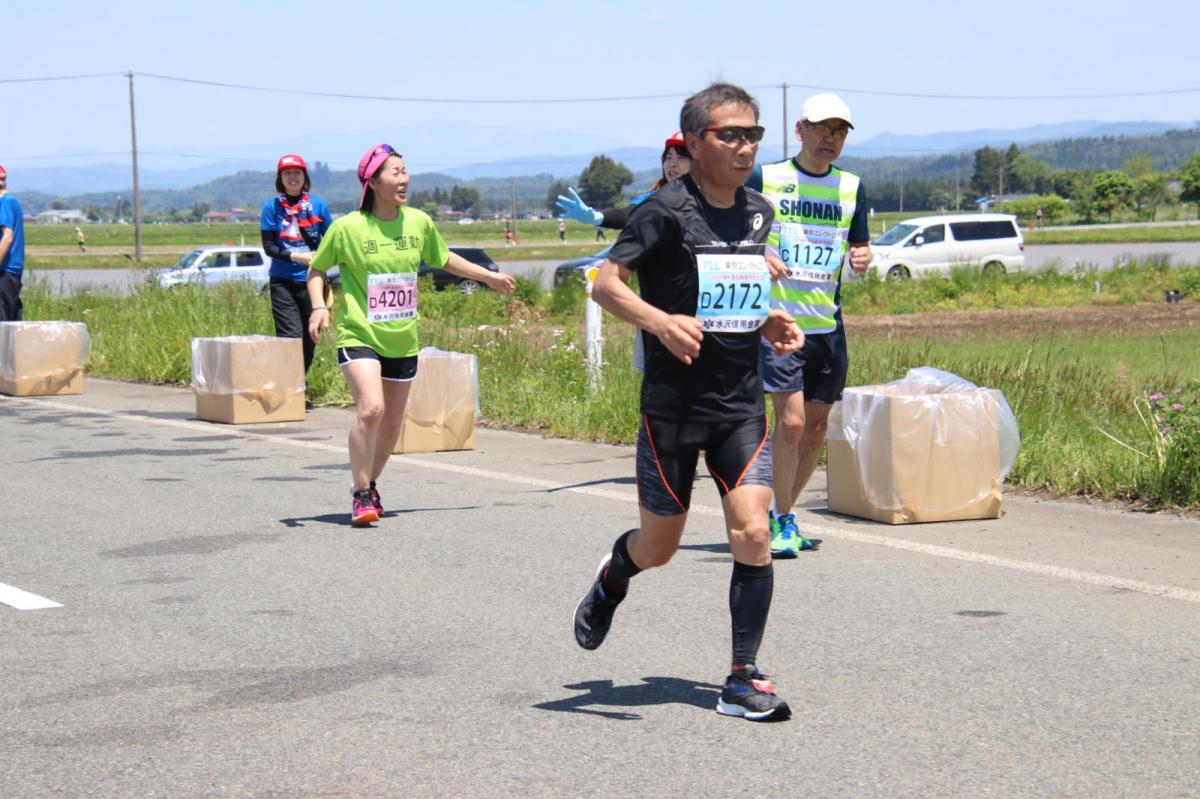 いわて奥州きらめきマラソン2018 フルマラソン5・37.5km給水/10km折り返し 2018/05/20