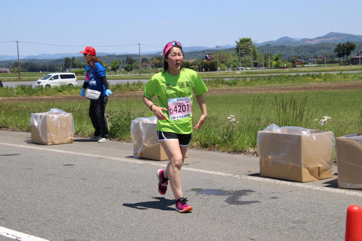 いわて奥州きらめきマラソン2018 フルマラソン5・37.5km給水/10km折り返し 2018/05/20