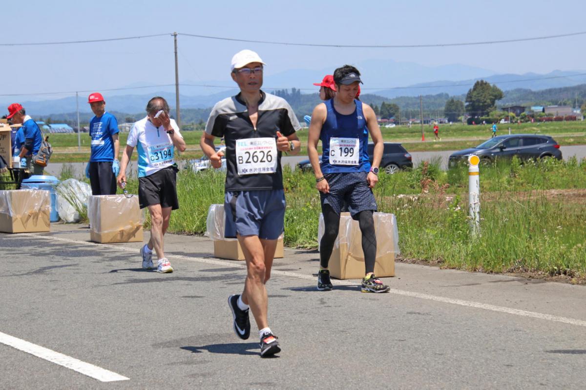 いわて奥州きらめきマラソン2018 フルマラソン5・37.5km給水/10km折り返し 2018/05/20