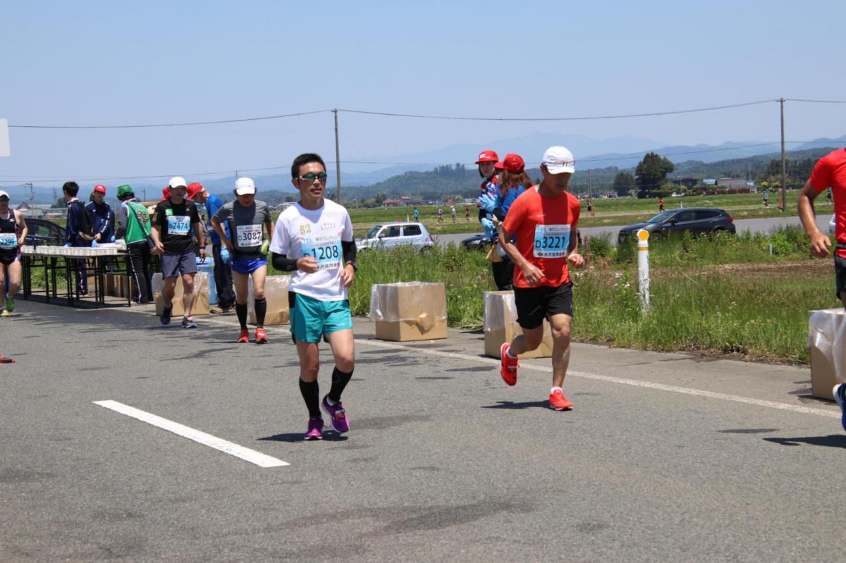 いわて奥州きらめきマラソン2018 フルマラソン5・37.5km給水/10km折り返し 2018/05/20