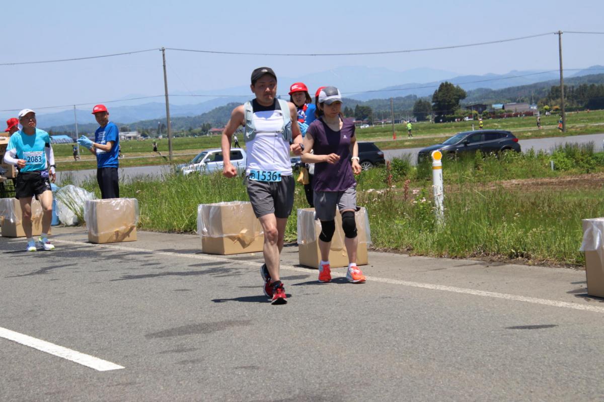 いわて奥州きらめきマラソン2018 フルマラソン5・37.5km給水/10km折り返し 2018/05/20