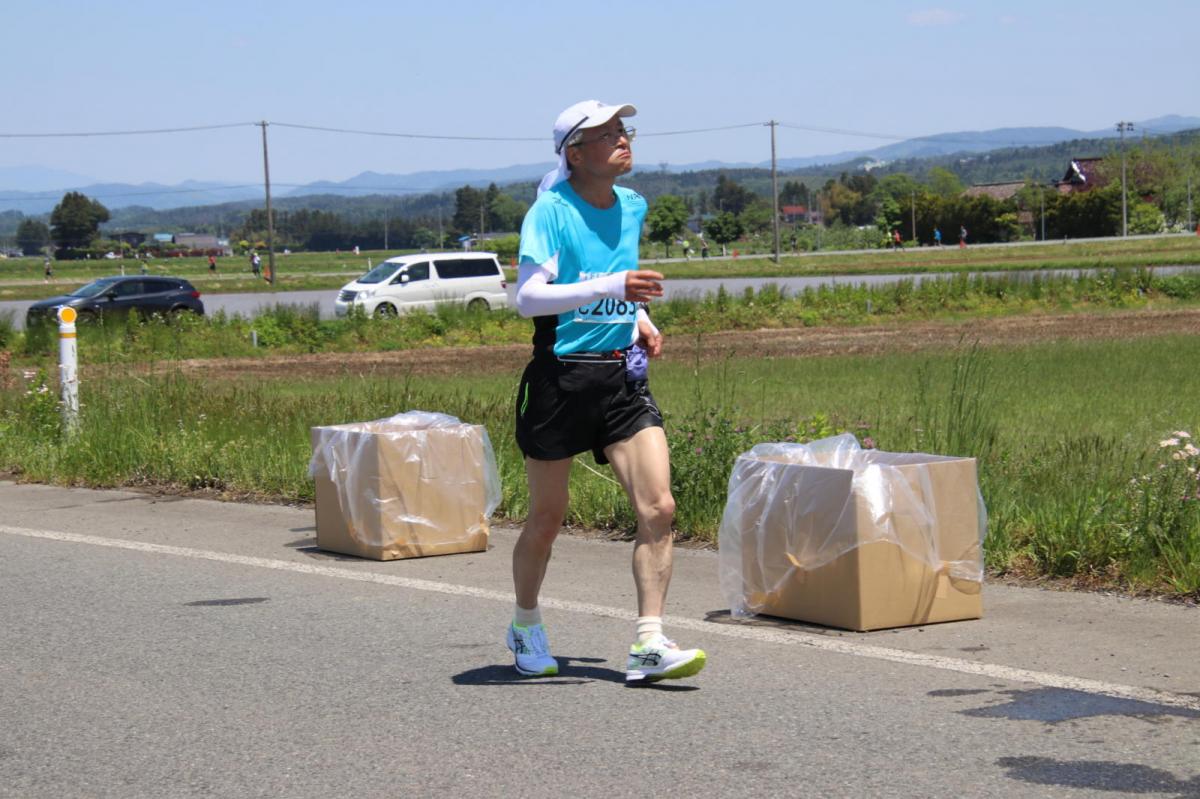 いわて奥州きらめきマラソン2018 フルマラソン5・37.5km給水/10km折り返し 2018/05/20