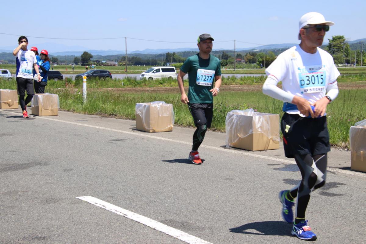 いわて奥州きらめきマラソン2018 フルマラソン5・37.5km給水/10km折り返し 2018/05/20