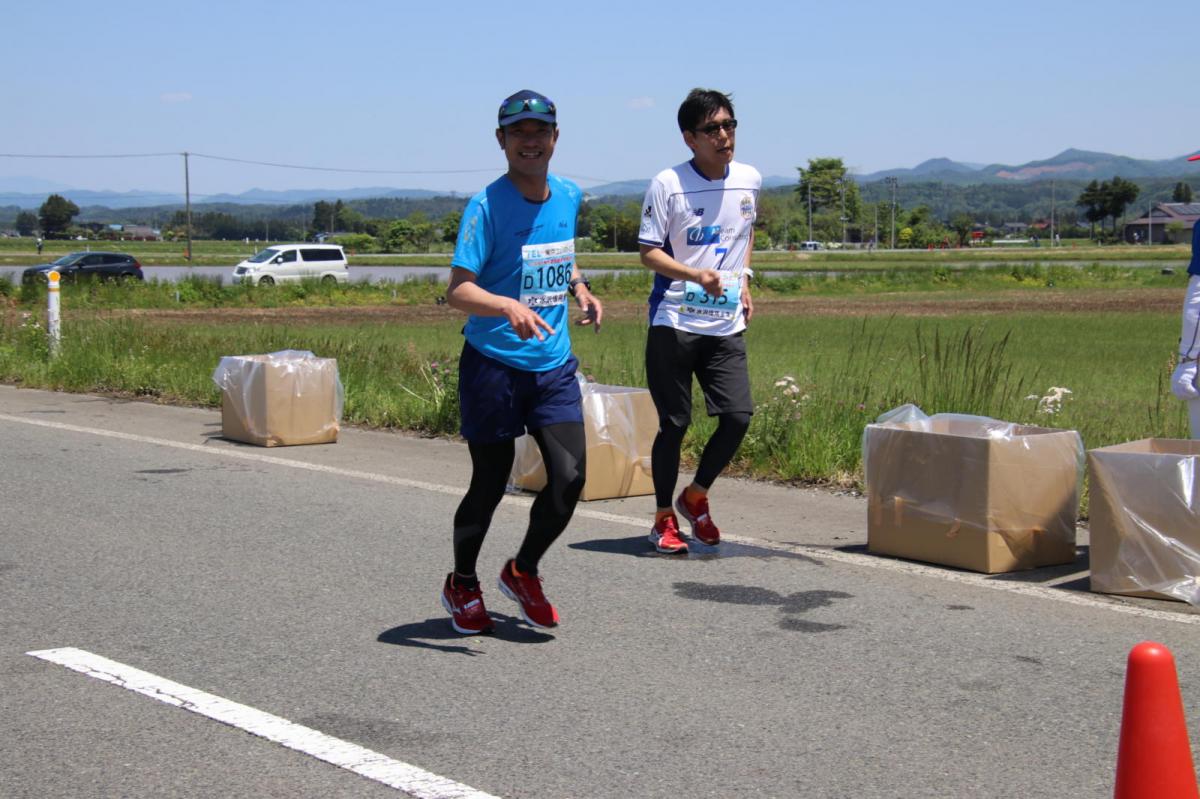 いわて奥州きらめきマラソン2018 フルマラソン5・37.5km給水/10km折り返し 2018/05/20