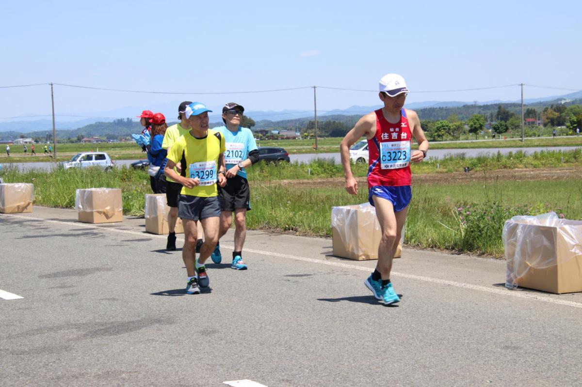いわて奥州きらめきマラソン2018 フルマラソン5・37.5km給水/10km折り返し 2018/05/20