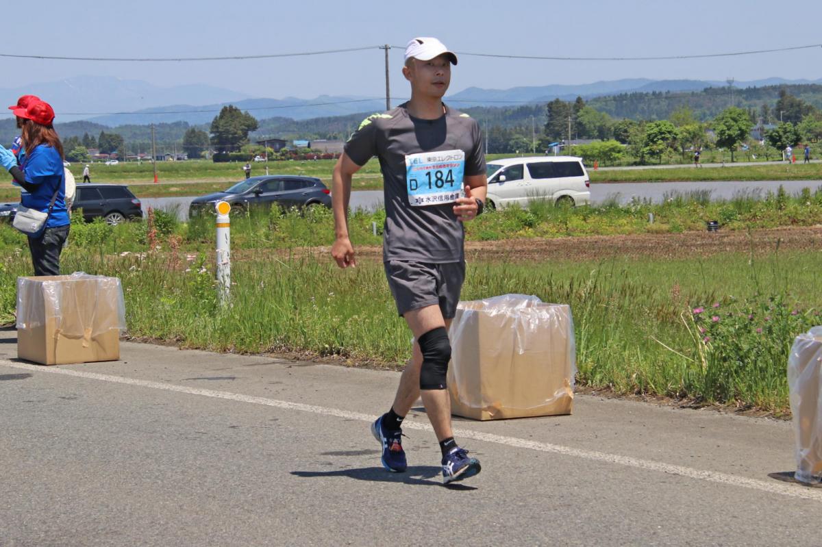 いわて奥州きらめきマラソン2018 フルマラソン5・37.5km給水/10km折り返し 2018/05/20