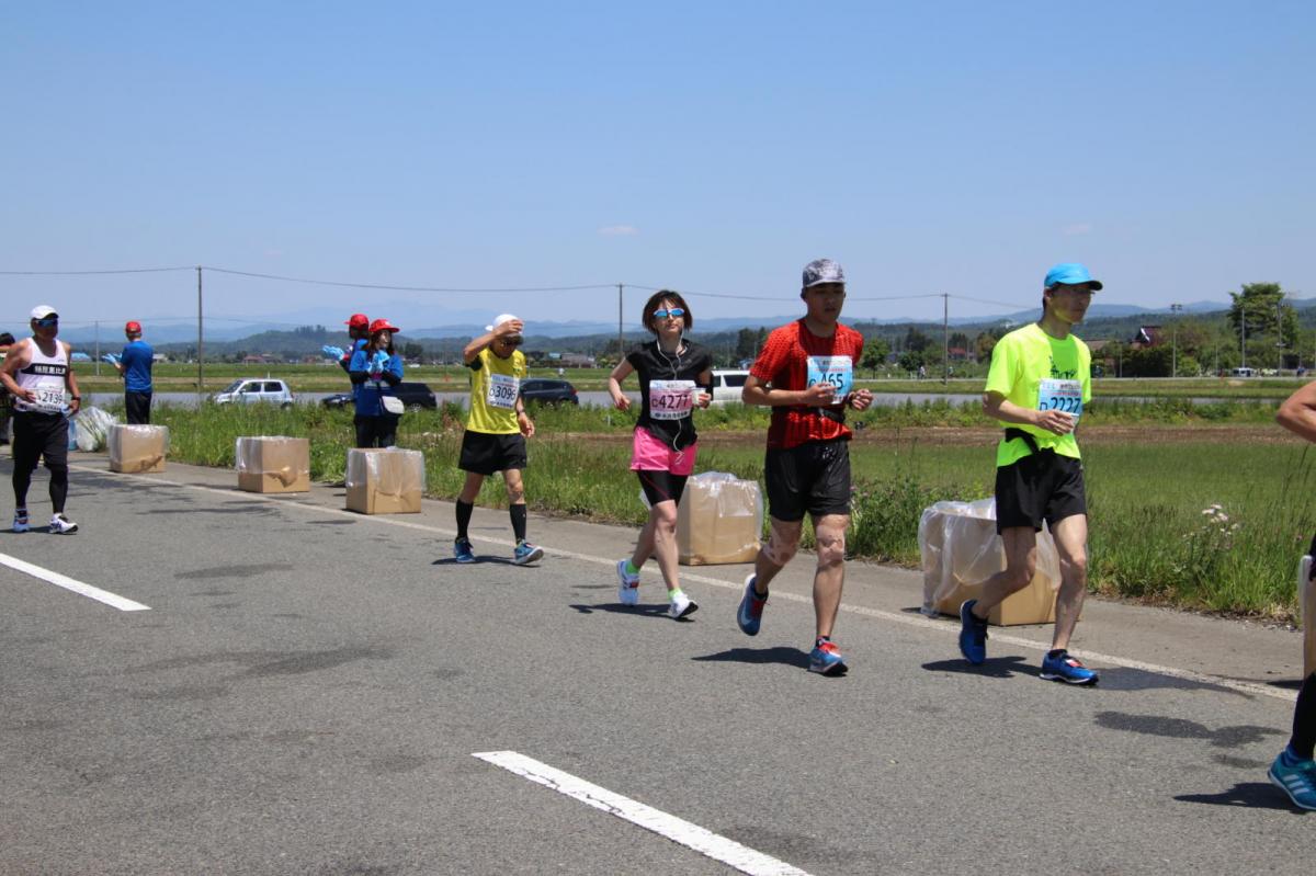 いわて奥州きらめきマラソン2018 フルマラソン5・37.5km給水/10km折り返し 2018/05/20