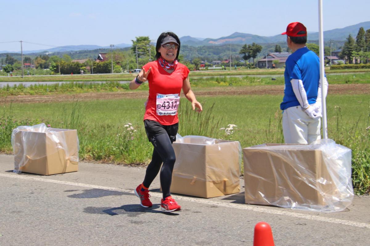 いわて奥州きらめきマラソン2018 フルマラソン5・37.5km給水/10km折り返し 2018/05/20