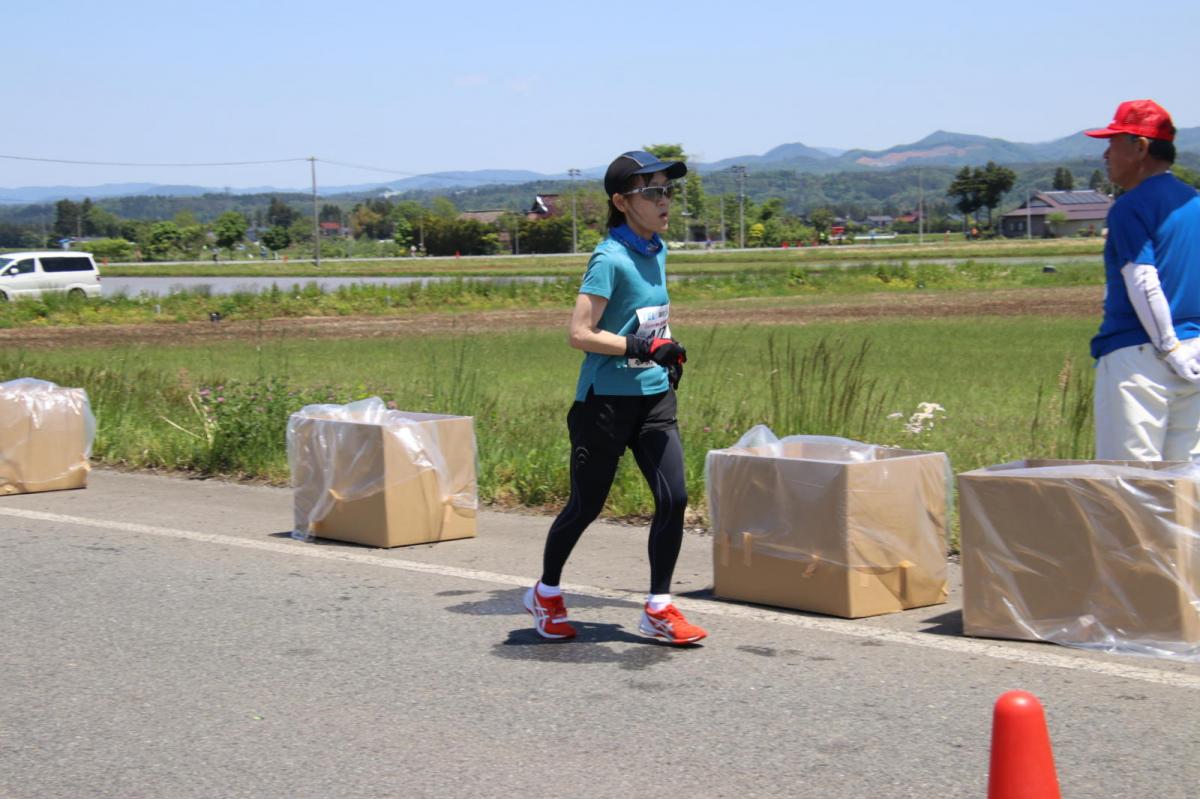 いわて奥州きらめきマラソン2018 フルマラソン5・37.5km給水/10km折り返し 2018/05/20