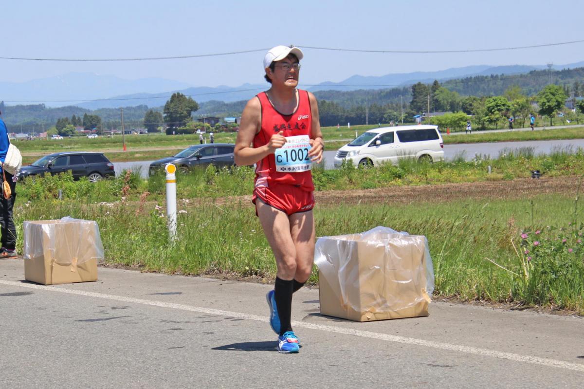 いわて奥州きらめきマラソン2018 フルマラソン5・37.5km給水/10km折り返し 2018/05/20