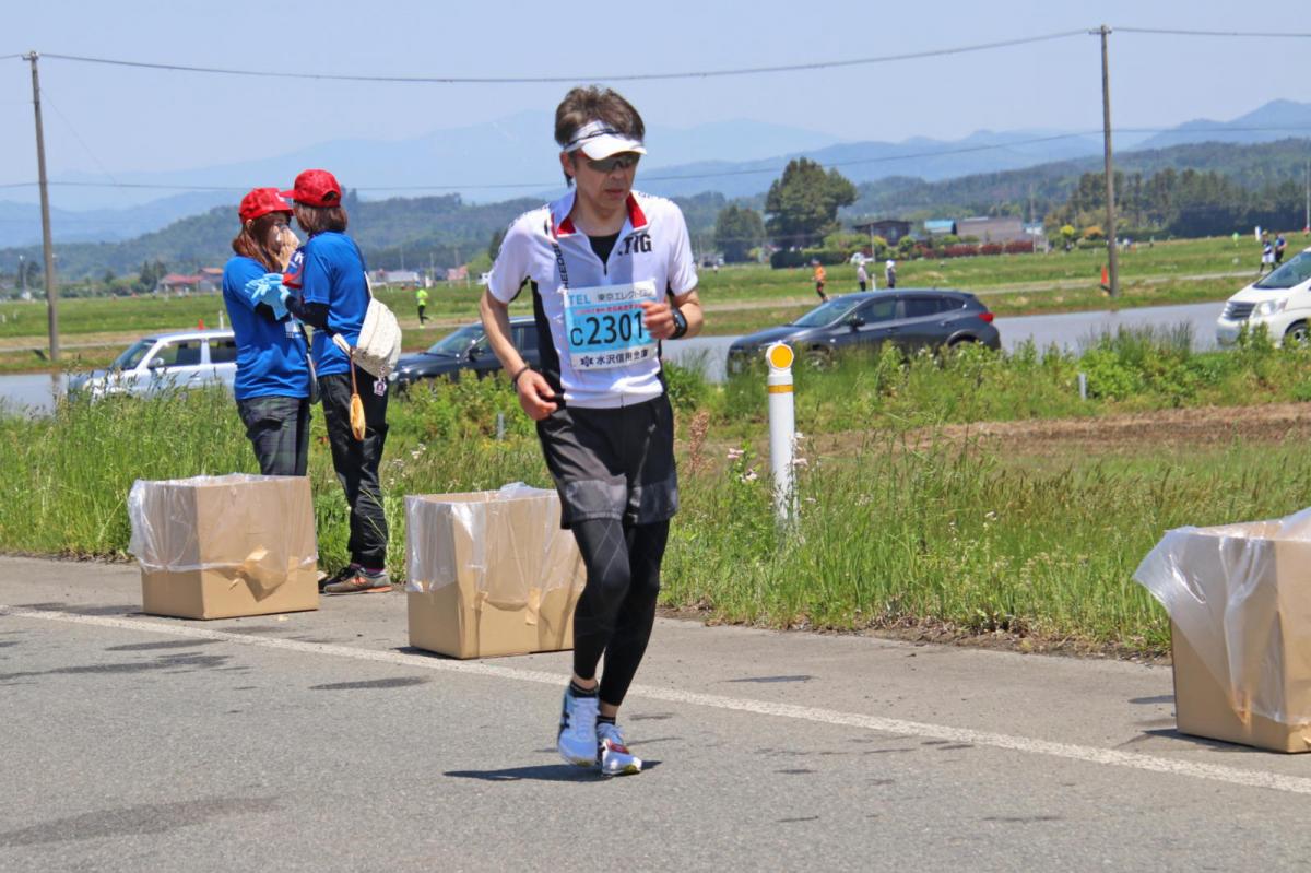 いわて奥州きらめきマラソン2018 フルマラソン5・37.5km給水/10km折り返し 2018/05/20