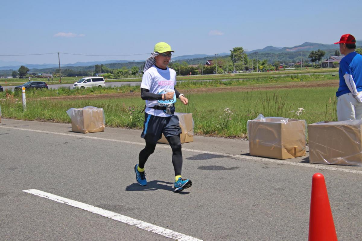 いわて奥州きらめきマラソン2018 フルマラソン5・37.5km給水/10km折り返し 2018/05/20