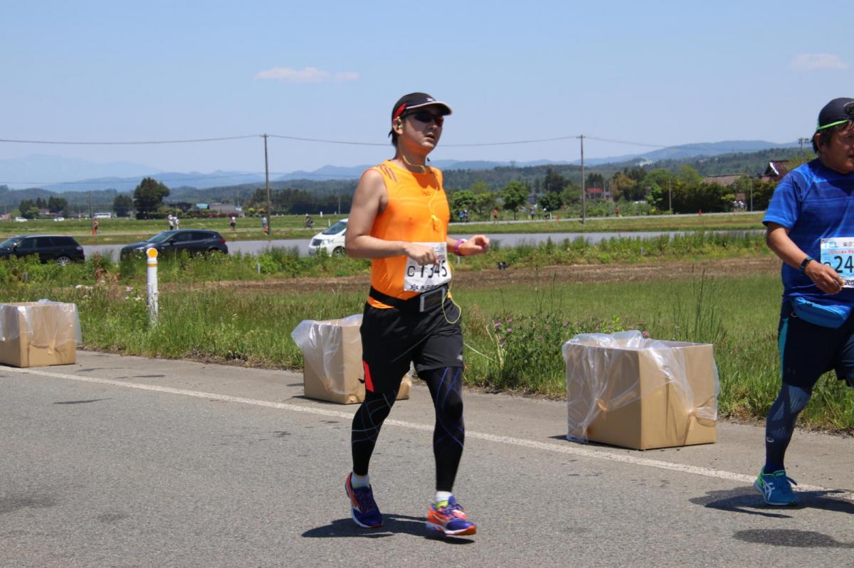 いわて奥州きらめきマラソン2018 フルマラソン5・37.5km給水/10km折り返し 2018/05/20