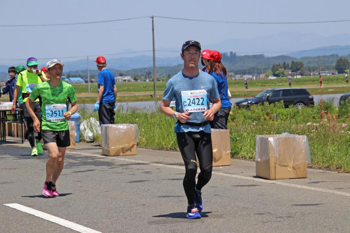いわて奥州きらめきマラソン2018 フルマラソン5・37.5km給水/10km折り返し 2018/05/20