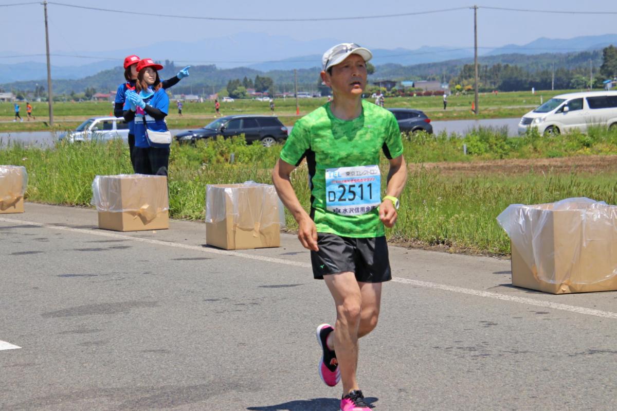 いわて奥州きらめきマラソン2018 フルマラソン5・37.5km給水/10km折り返し 2018/05/20