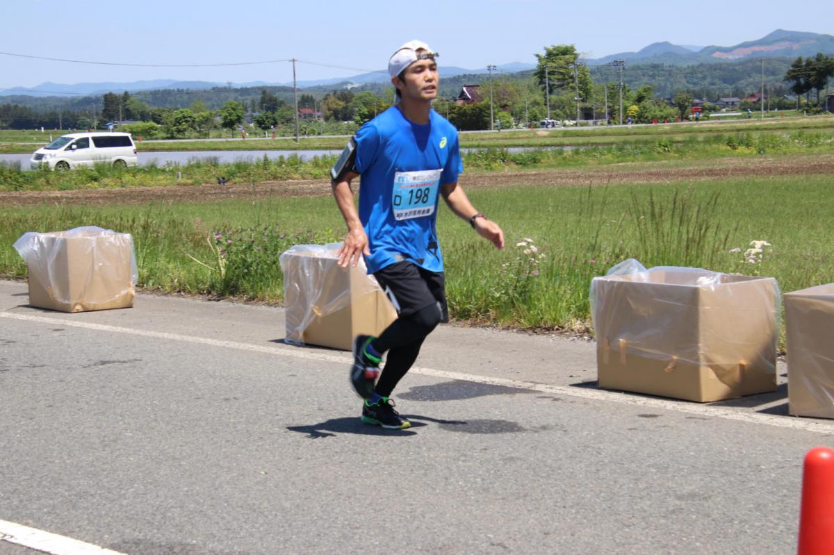 いわて奥州きらめきマラソン2018 フルマラソン5・37.5km給水/10km折り返し 2018/05/20