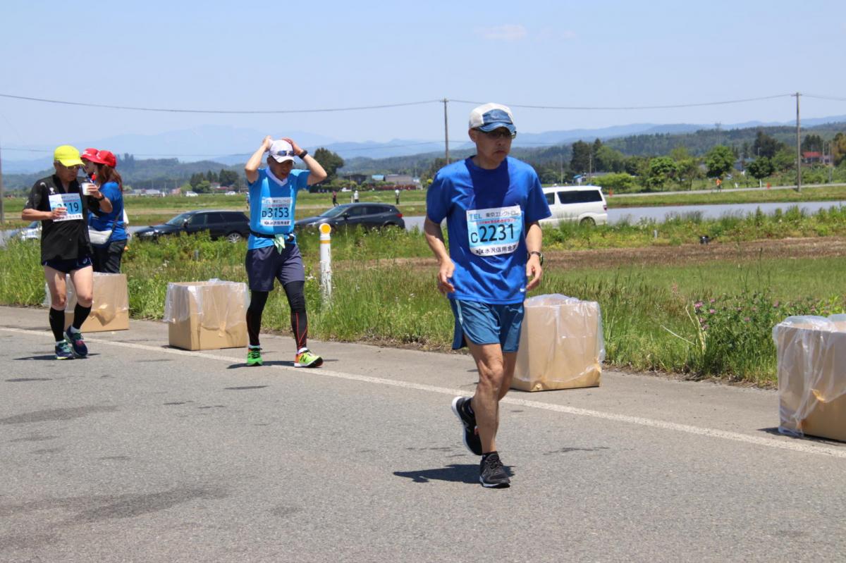 いわて奥州きらめきマラソン2018 フルマラソン5・37.5km給水/10km折り返し 2018/05/20