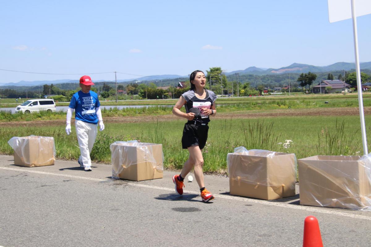 いわて奥州きらめきマラソン2018 フルマラソン5・37.5km給水/10km折り返し 2018/05/20