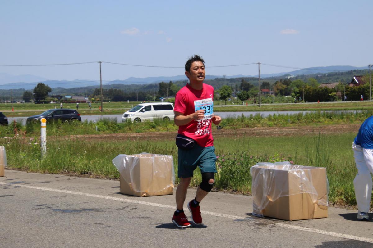 いわて奥州きらめきマラソン2018 フルマラソン5・37.5km給水/10km折り返し 2018/05/20
