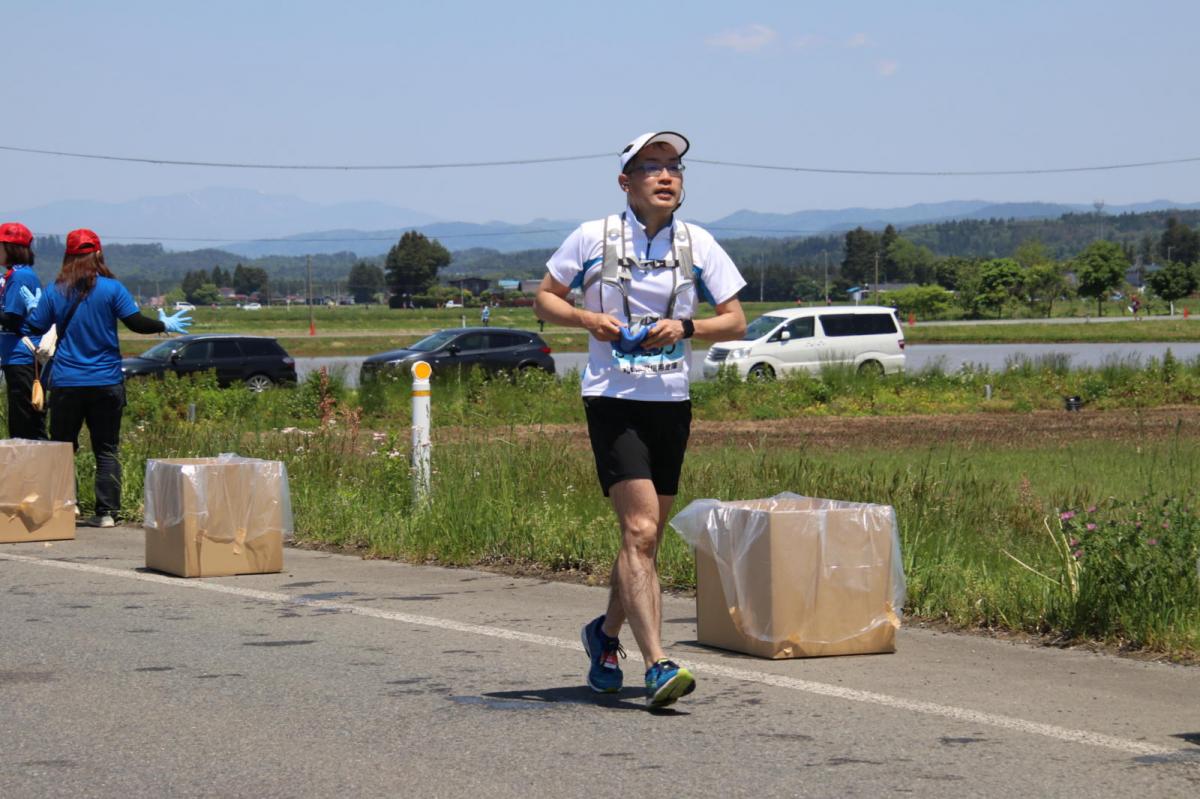 いわて奥州きらめきマラソン2018 フルマラソン5・37.5km給水/10km折り返し 2018/05/20