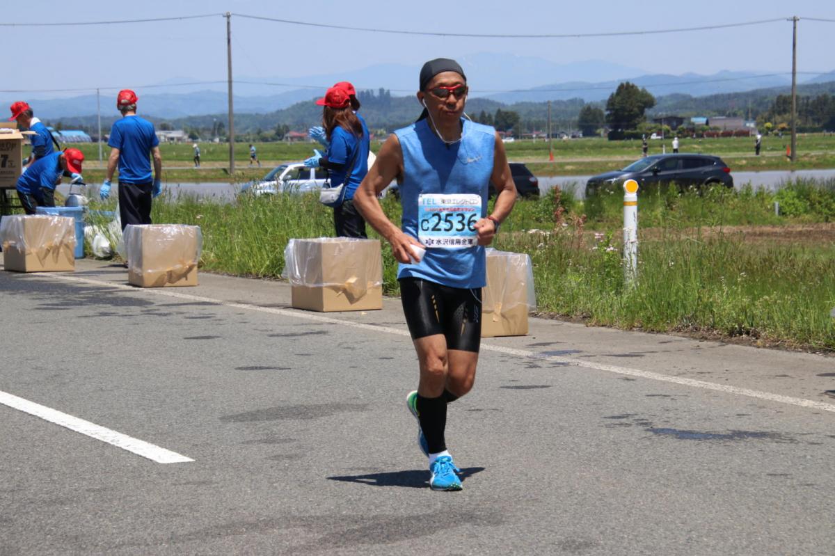 いわて奥州きらめきマラソン2018 フルマラソン5・37.5km給水/10km折り返し 2018/05/20
