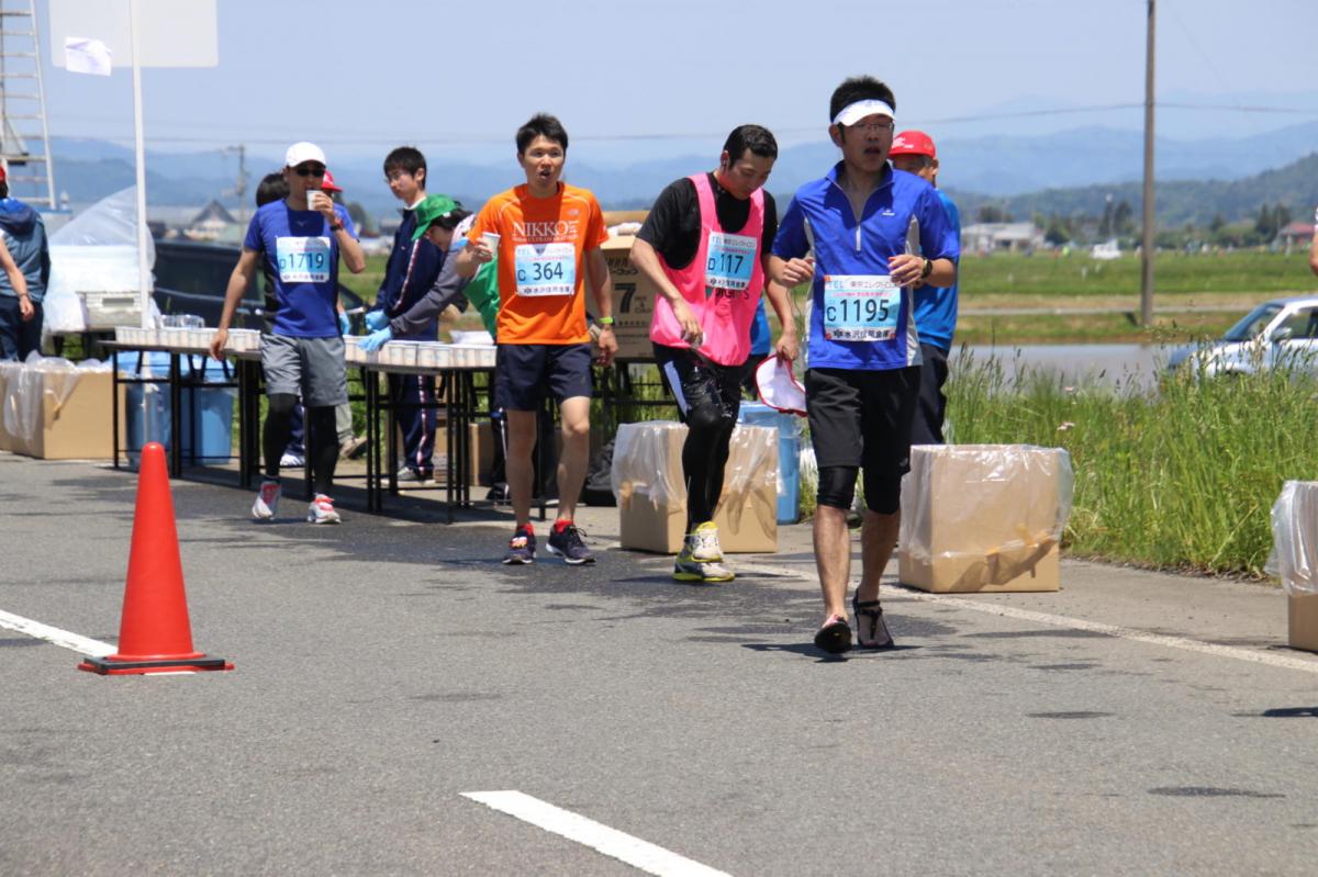 いわて奥州きらめきマラソン2018 フルマラソン5・37.5km給水/10km折り返し 2018/05/20