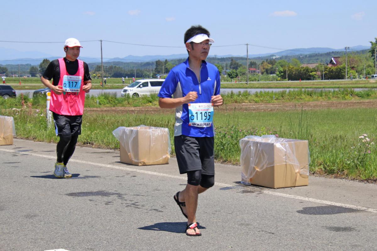 いわて奥州きらめきマラソン2018 フルマラソン5・37.5km給水/10km折り返し 2018/05/20
