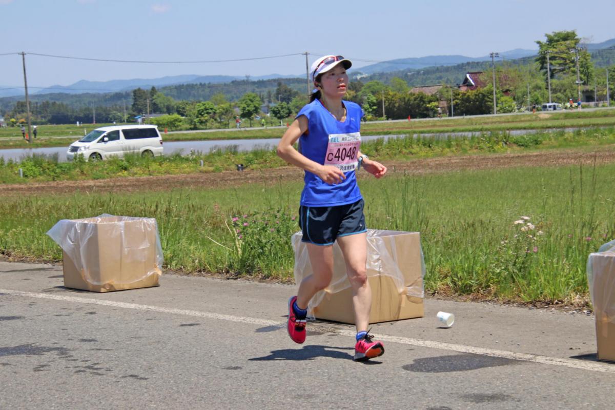 いわて奥州きらめきマラソン2018 フルマラソン5・37.5km給水/10km折り返し 2018/05/20