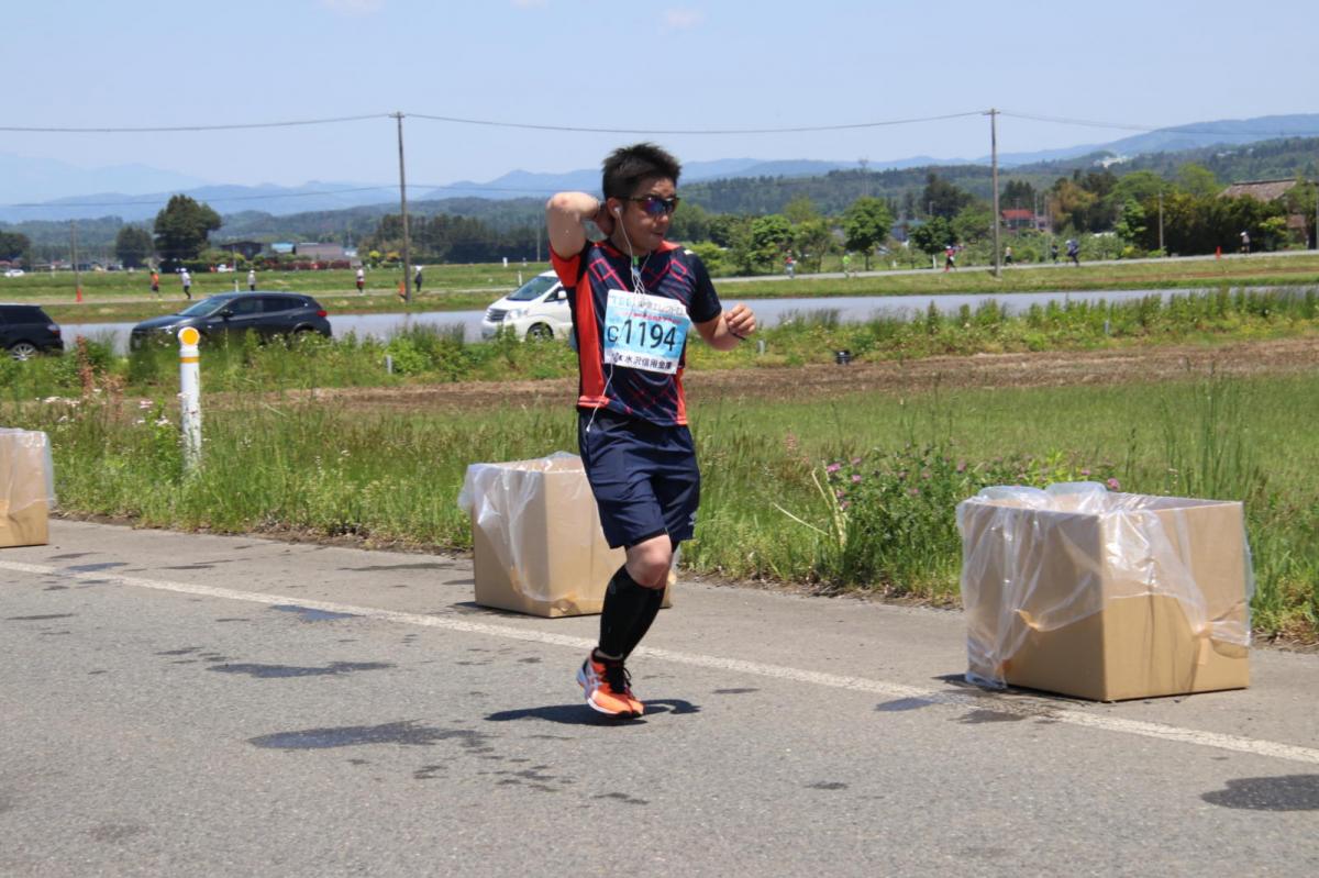 いわて奥州きらめきマラソン2018 フルマラソン5・37.5km給水/10km折り返し 2018/05/20