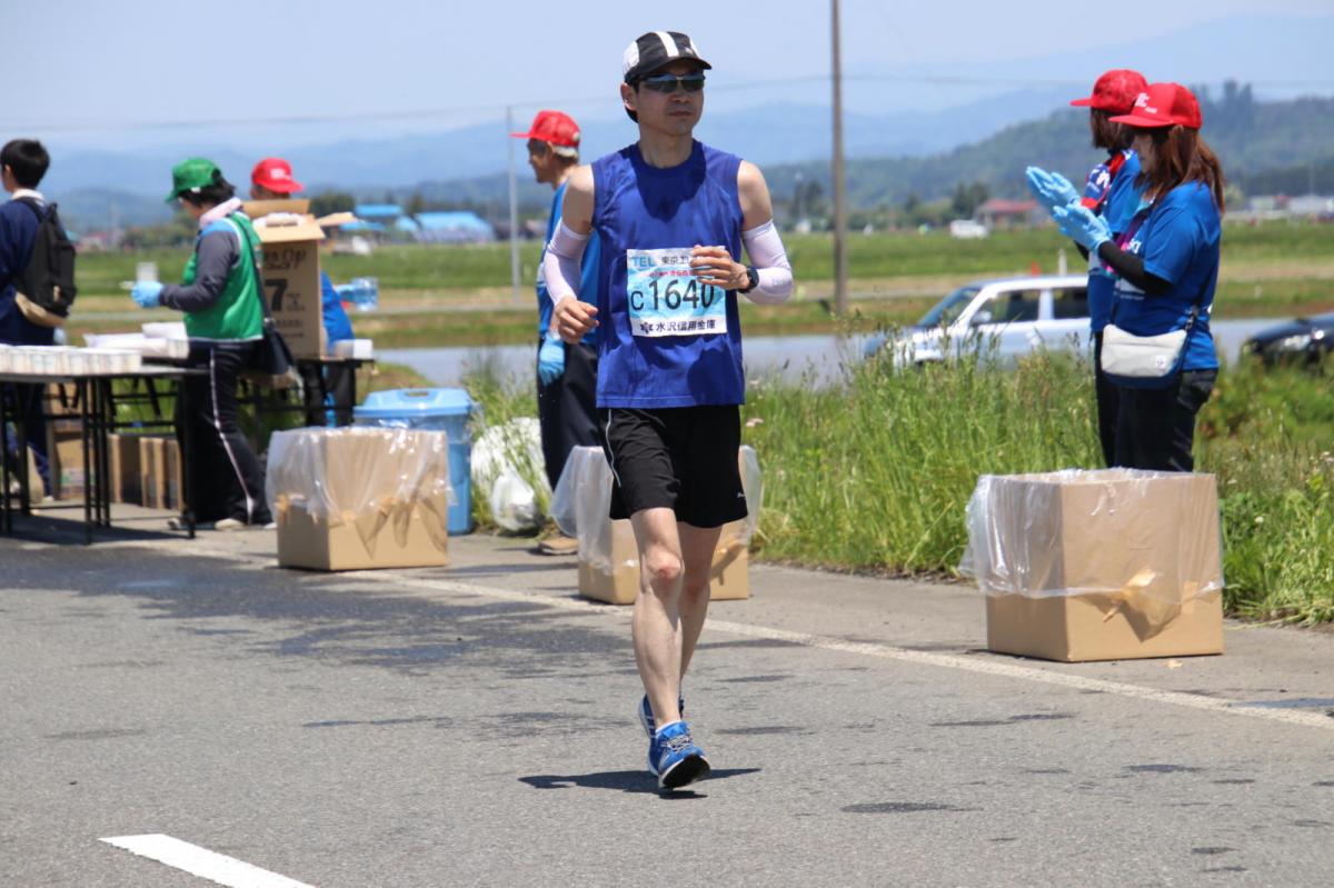 いわて奥州きらめきマラソン2018 フルマラソン5・37.5km給水/10km折り返し 2018/05/20