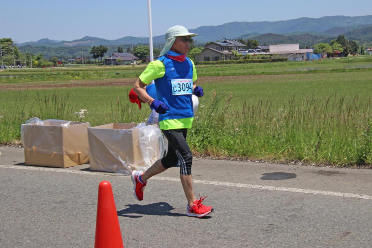 いわて奥州きらめきマラソン2018 フルマラソン5・37.5km給水/10km折り返し 2018/05/20