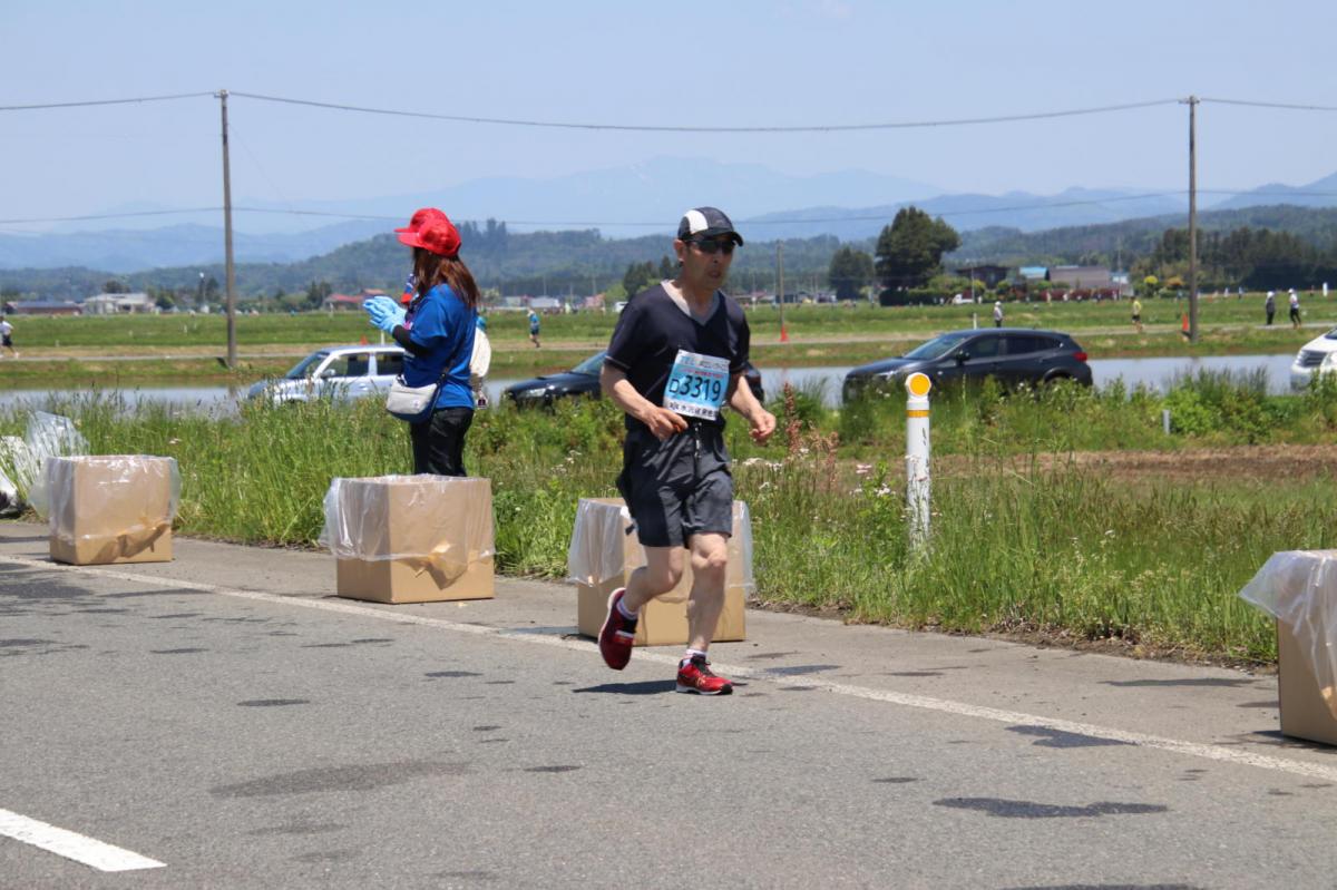 いわて奥州きらめきマラソン2018 フルマラソン5・37.5km給水/10km折り返し 2018/05/20