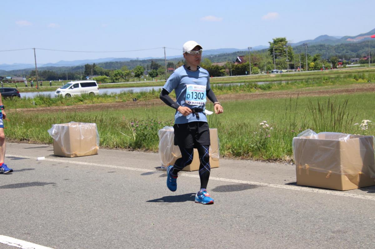 いわて奥州きらめきマラソン2018 フルマラソン5・37.5km給水/10km折り返し 2018/05/20