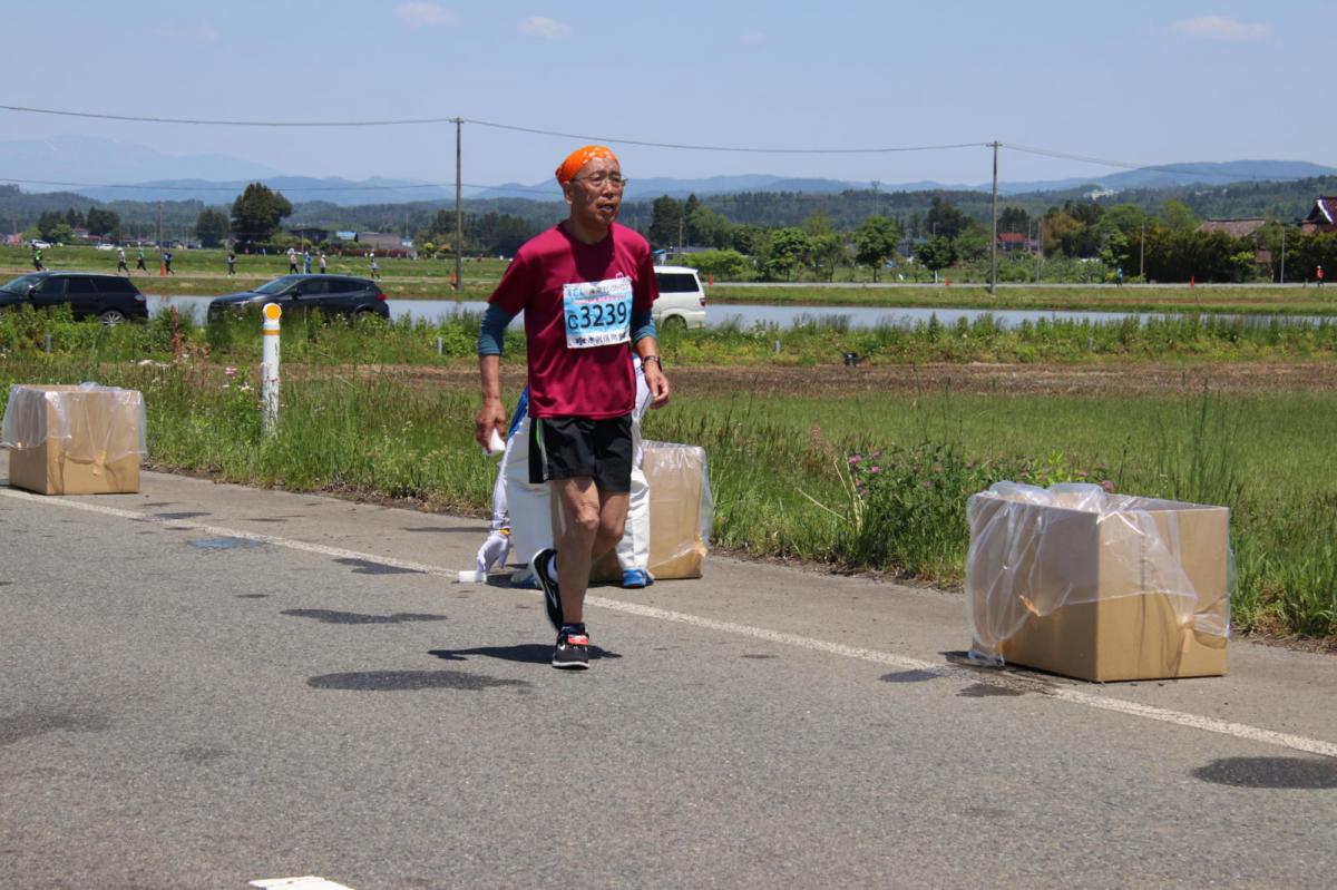 いわて奥州きらめきマラソン2018 フルマラソン5・37.5km給水/10km折り返し 2018/05/20