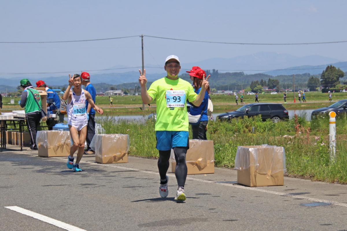 いわて奥州きらめきマラソン2018 フルマラソン5・37.5km給水/10km折り返し 2018/05/20