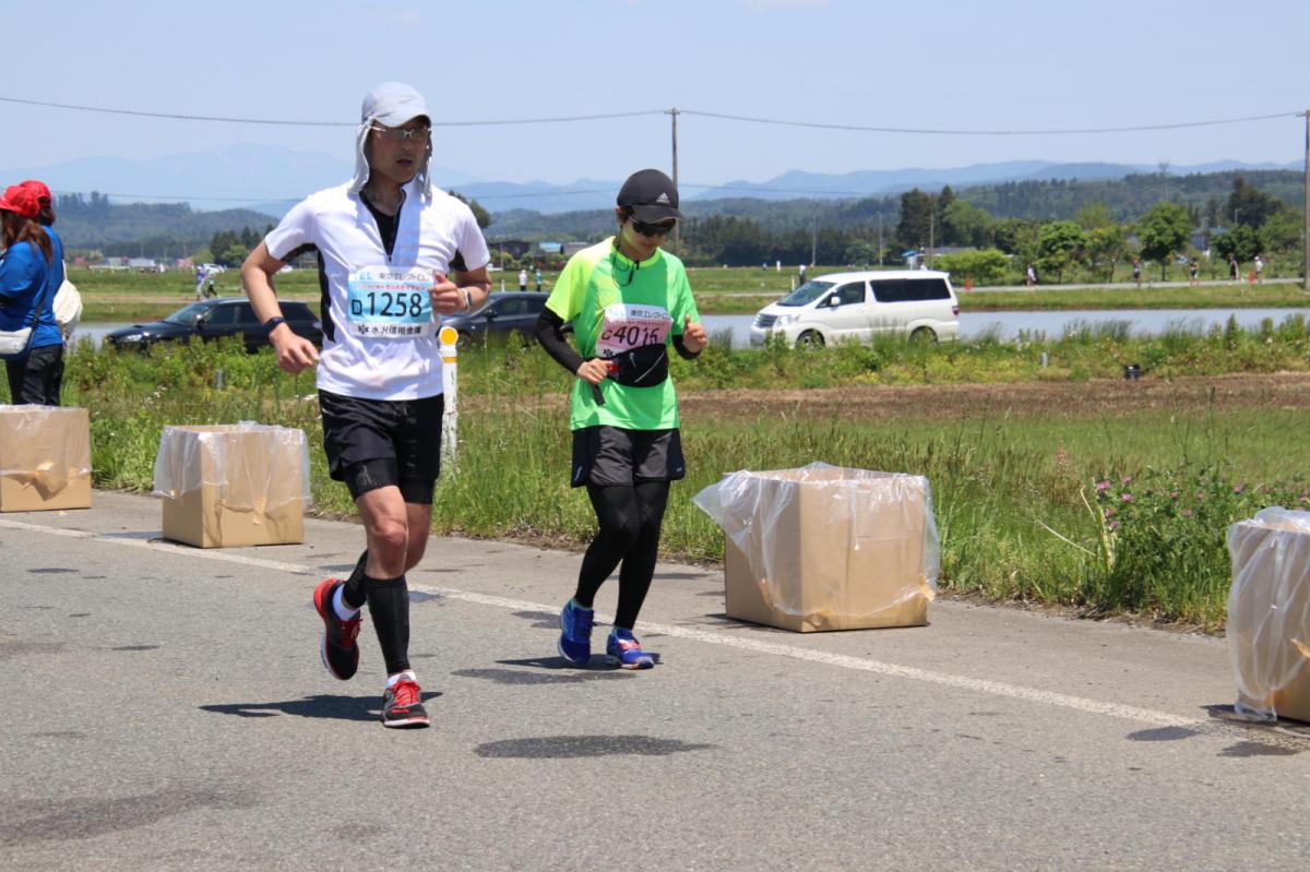 いわて奥州きらめきマラソン2018 フルマラソン5・37.5km給水/10km折り返し 2018/05/20