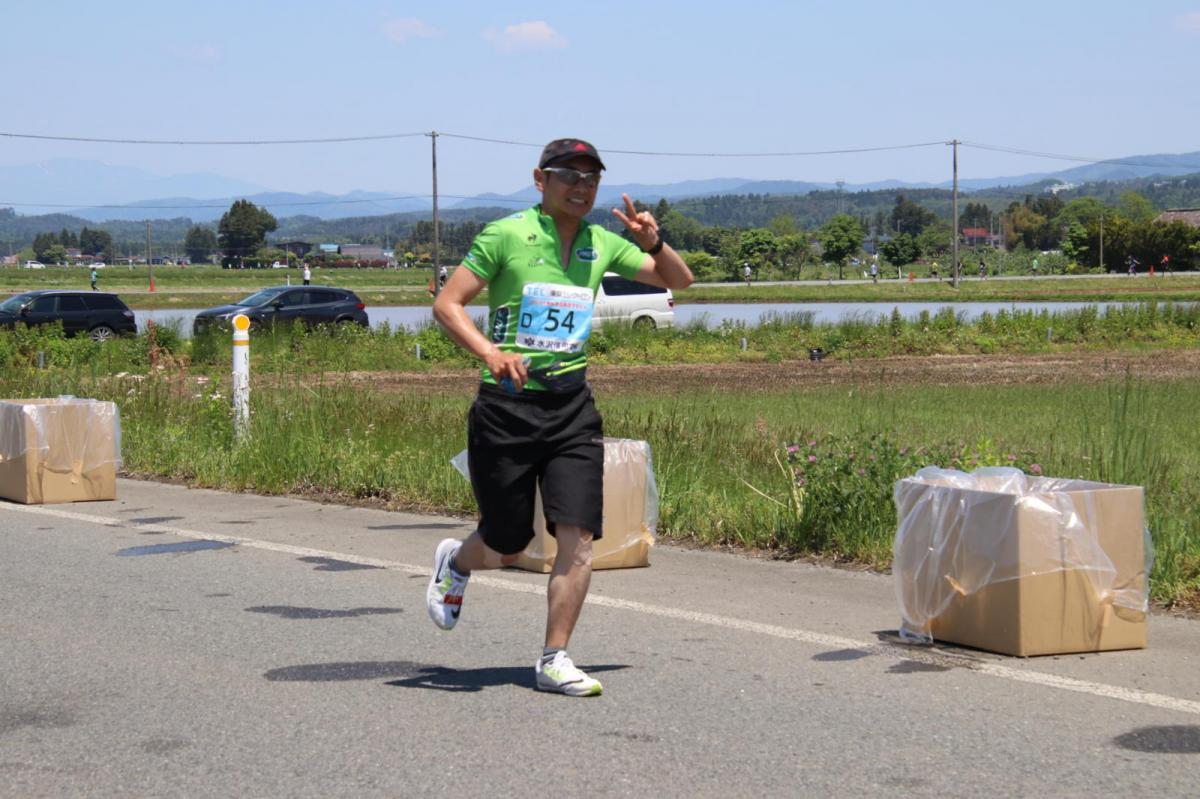いわて奥州きらめきマラソン2018 フルマラソン5・37.5km給水/10km折り返し 2018/05/20